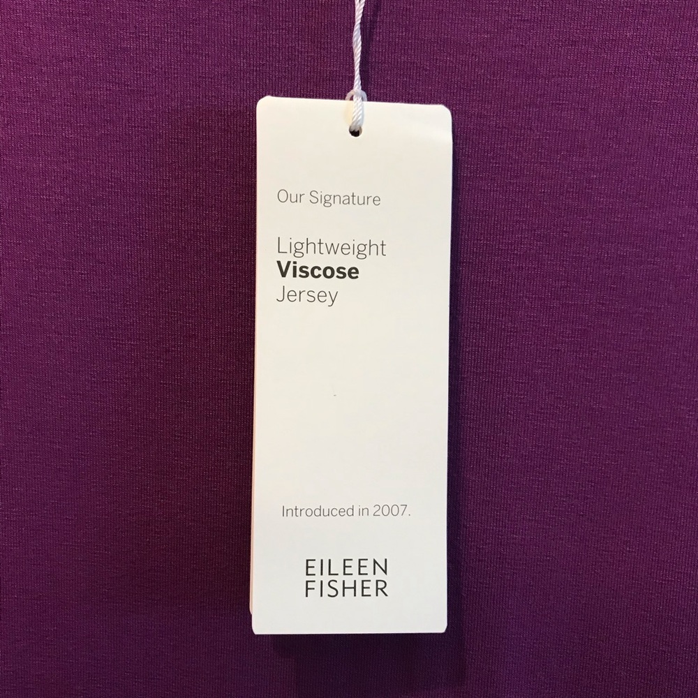 Eileen Fisher light weight viscose Jersey dress - Picture 3 of 5